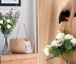 تمیز کردن گل مصنوعی / به خاک و خلی که میره جونش و با هیچ ضرب و زوری پاک نمیشه نمک بزن