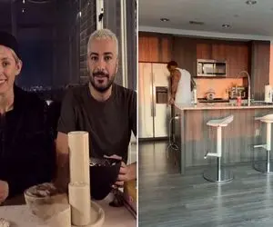 مقایسه دیزاین خونه نوید محمدزاده با آیسان؛ سلیقه زن افغان نوید ضد رفیق آمریکایی شوهرش