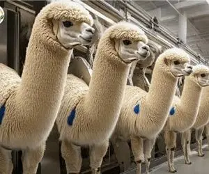 فرآوری لاما / صنعتی مدرن بر دوش لامای نجیب برای تولد نخ از نرمی پشم