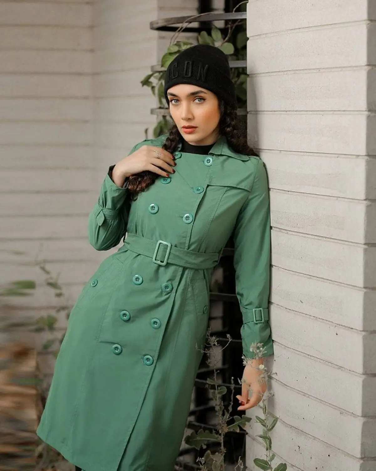 استایل با بارانی