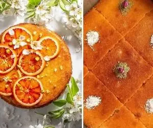 طرز تهیه کیک خیس بهار نارنج / یه کیک خوش عطر و طعم بهاری با پف زیاد