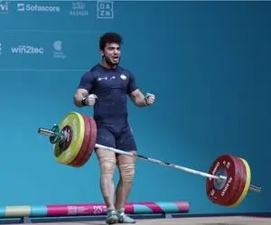 درخشش ایلیا صالحی پور در ریاض؛ سه مدال ارزشمند وزنه‌ برداری برای ایران