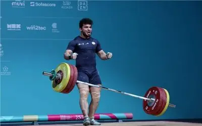 درخشش ایلیا صالحی پور در ریاض؛ سه مدال ارزشمند وزنه‌ برداری برای ایران