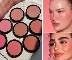 رنگ رژگونه های مناسب پوست تیره و سبزه / از شناخت تناژها تا برند و رنگ ایده آل فوشیا