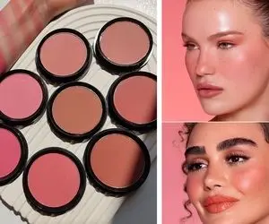 رنگ رژگونه های مناسب پوست تیره و سبزه / از شناخت تناژها تا برند و رنگ ایده آل فوشیا