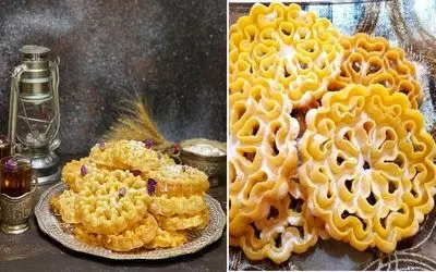 طرز تهیه شیرینی نان پنجره ای / یه شیرینی ترد و خوشمزه با دستور پخت ساده