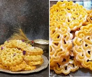 طرز تهیه شیرینی نان پنجره ای / یه شیرینی ترد و خوشمزه با دستور پخت ساده