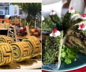 میز مزه رو با کوکوسبزی رولی خیلی جذاب و خوشمزه کن/ فینگرفودی که همه عاشقش میشن