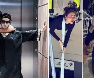 "ریحانه پارسا" یهو از فاز ژیگولیت میشه فیلسوف؛ خانوم با نامزد سن نوحش چه کیفش کوکه!