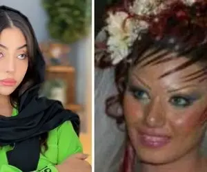 فُکل و مقنعه مدرن و لاکچری دبیرستان دهه مختلف / مقایسه صورتای ابرو نخ دهه 60 با حال