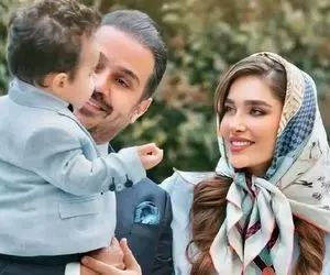 سکانس شاد/ آناشید حسینی برای پسرش چه تولد اشرافی گرفته شوهرش داره بچه رو قورت میده