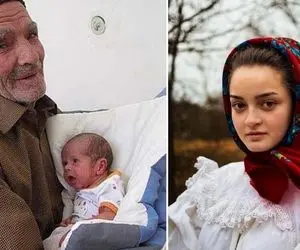 پیرمرد 87 ساله به تعداد امام ها فرزند آوری کرد؛ عجیبن غریبا زنش کم سنه و پسرشم آیسان!