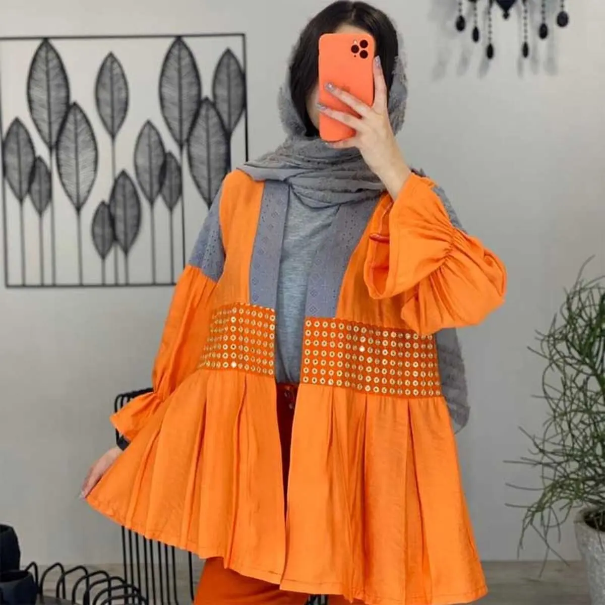 مانتو-نارنجی