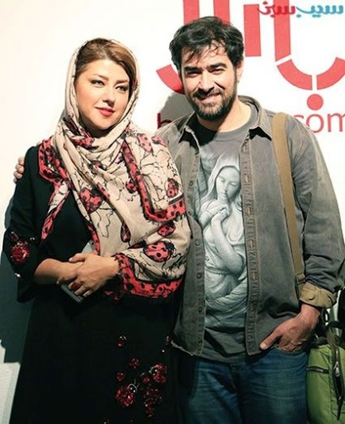 شهاب حسینی و همسرش پریچهر قنبری