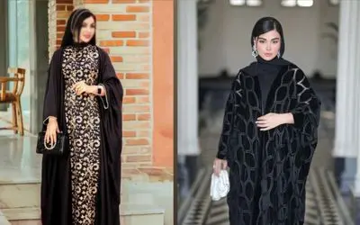 انواع استایل با مانتو عبایی برای محرم؛ درخشندگی همچون الماس در تیپ خانوم های باوقار