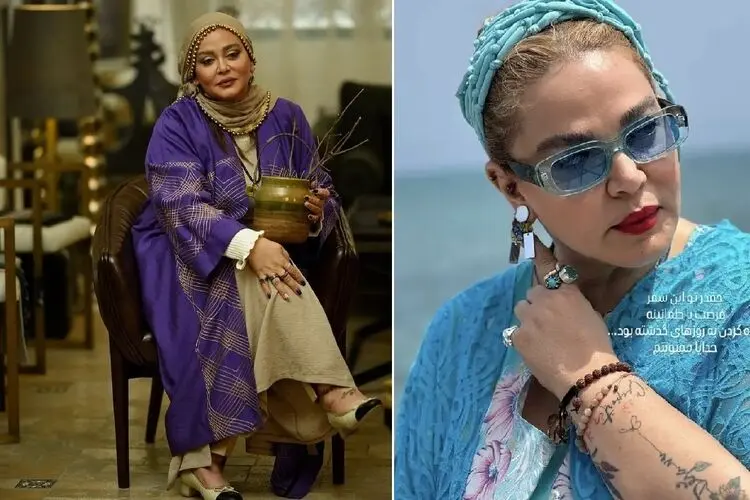 دنیای سلبریتی ها؛ بهاره رهنما و خالکوبی های جدیدش در مراسم عزا