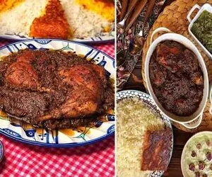 خورش مرغ ترش گیلانی با بهترین دستور / مزه عالی این غذا رو در کنار کته از دست ندید