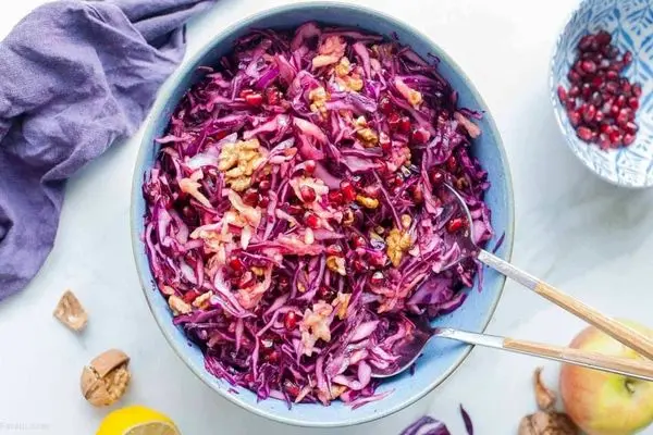 سالاد کلم و انار