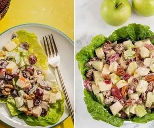 طرز تهیه سالاد والدروف؛ سالاد جذابمون از فرنگستون تشریف آوردن