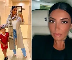 (عکس) رایا مجتن همسر لوکادیا نیومده رفت؛ تصاویر منشوری خانم پای برج خلیفه!