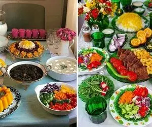 دیزاین میز شام غذای ایرانی؛ از سلیقه گذاشتن واسه روی خوراکیا تا چیدمان و تزیین رو میز