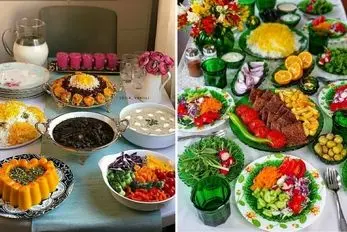 دیزاین میز شام غذای ایرانی؛ از سلیقه گذاشتن واسه روی خوراکیا تا چیدمان و تزیین رو میز