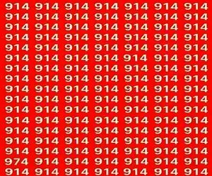 بازی فکری؛ ادعات میشه نمره چشت 20 از 20عه عدد استتار کرده 974 رو بین بقیه پیدا کن