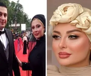 رفیق نیوشا ضیغمی مچ خانومُ تو زیبایی و خوشتیپی بدجور خوابوند؛ لباس خاصشو هر کسی نداره