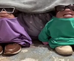 آواز شاد؛ هنرنمایی دونفر با آهنگ خودت گل/ مغزتون آب روغن قاطی میکنه از خلاقیتشون