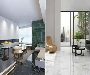 بهترین رنگ سرامیک کف پذیرایی / هر گلی به سر خونه زدی به کف زدی با اینا مدرن و رویاییه