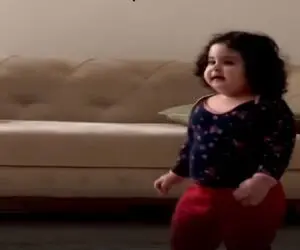 آواز شاد؛ دختربچه کوفته برنجی یجور با رقصش هوش از سرت میبره که فشارت میفته چقد نباته