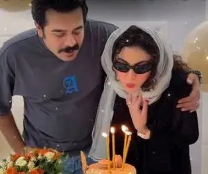آواز شاد؛ بغض و سوپرایز عاشقانه مریم مؤمن و همسرش در اولین جشن تولد مشترکشان