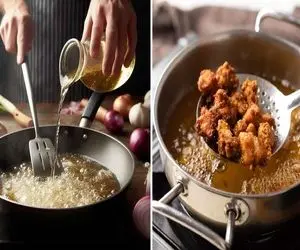 راه های جلوگیری از پاشیدن روغن / دیگه نه قراره بپره رو سر و صورتت نه گاز رو کثیف کنه