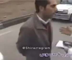 سوتی خندان/ افسر راننده رو با ۲۴۰ تا سرعت گرفته تنها سوالش میبرتت عرش