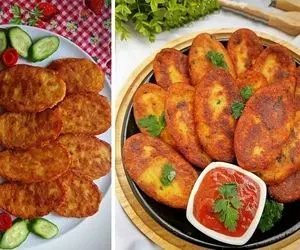 بهترین دستور برای تهیه کوکو سیب زمینی خوشمزه + فوت و فن های ترد و پفکی شدن