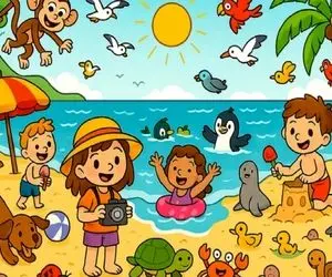 بازی فکری؛ غذای میمون رو تو ساحل قمر در عقرب با دید HD+ و ضریب هوشی 119 پیدا کن