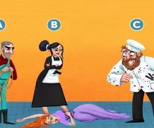 هوش تصویری؛ اگه زدی رو دست باهوشا بگو بین دو آقا و خانوم کدومشون قاتل دختر گیس حناییَن؟