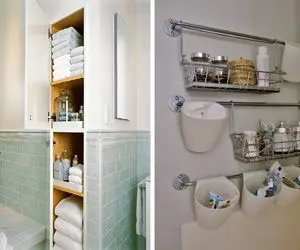 ترفندهای ساده برای سرویس بهداشتی ریز و جمع‌ و جور/ سرویست رو به مدل هتل iای لوکس بچین