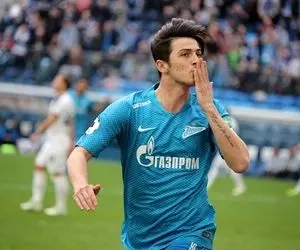 سردار آزمون در تیم منتخب هفته لیگ روسیه