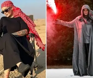 کیف کوک "سحر قریشی" از دبی تا آمریکا؛ رونمایی خانوم از پسرای خوشگل و هیکلی فامیل شون