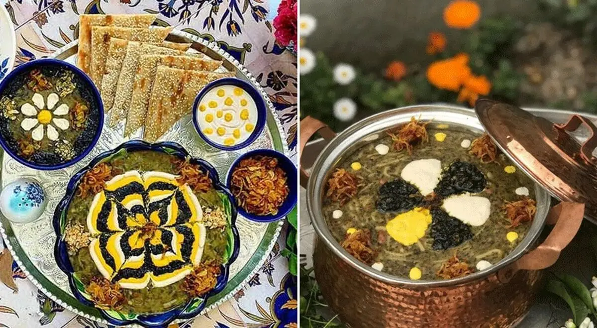 تزیین-آش-رشته