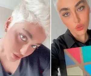 ریحانه پارسا با ظاهری عجیب و تبلیغ درمان بیماری های جنسی!