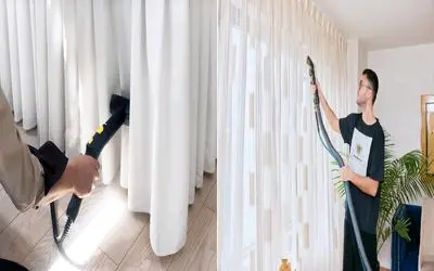 چطور بدون اتو، پرده‌ هامونو صاف و خوش‌ فرم کنیم؟/ دشمن شماره‌ یک چروک پرده رو بشناسید