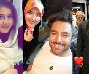 عقد فضایی محمد رضا گلزار؛ این خانوم با این دک و پز آقارو بعد بوقی راضی به ازدواج کرد!