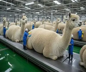 فرآوری آلپاکا؛ چگونه پشم آلپاکا به گران‌ترین پارچه‌های دنیا تبدیل می‌شود؟