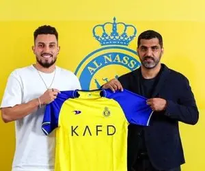 مدافع منچستریونایتد به النصر پیسوت