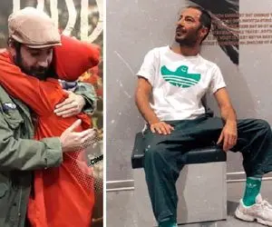 وقتی نوید هالیوود بازی درمیاره و جلو همه دختر بغل میکنه؛ برند عطرم زدی!