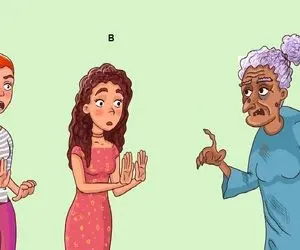 کاراگاه شو؛ اگه پیش همه پُز میدی که باهوشی پس بگو کدوم از این  جوونا دختر پیرزنست؟