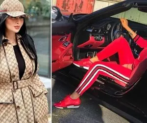 قربون خدا برم "دنیا خانوم" با عرض اندام و شازدش به لامبورگینی فضایی هم رسید!