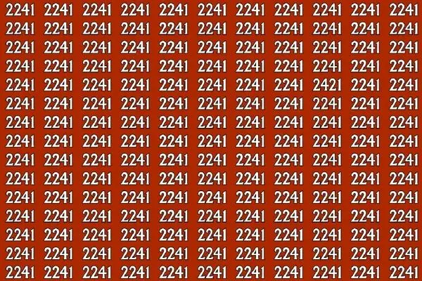 بازی فکری؛ بین 100000 تا 2241 عدد 2421 رو پیدا کن و هوش بپرون